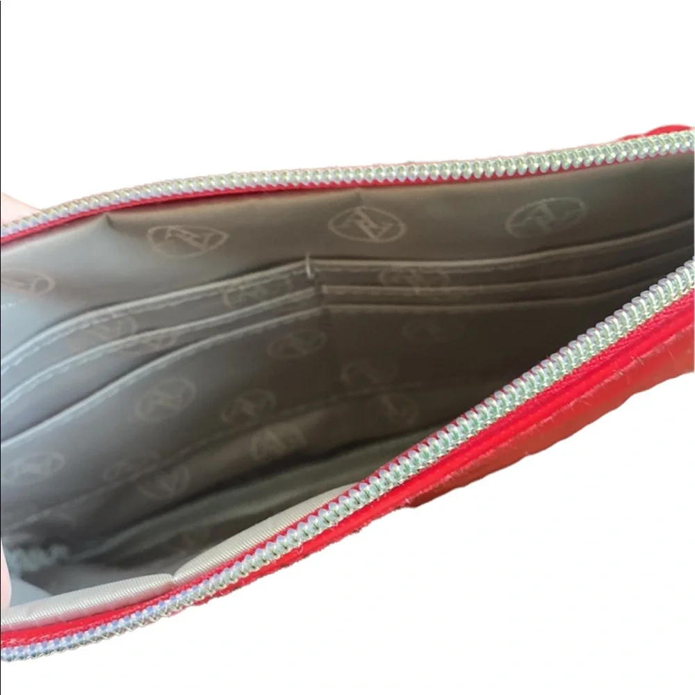 Adrienne Vittadini Red Wristlet